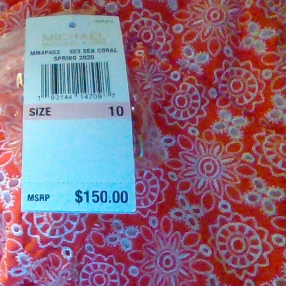 Brand New MICHAEL Michael Kors Tie Front One-Piece Swimsuit - Picture 12 of 15